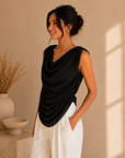 Black Rhea Top