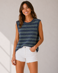 Blue & Mint Dolly Top