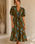 Camel Multi Charlotte Dress