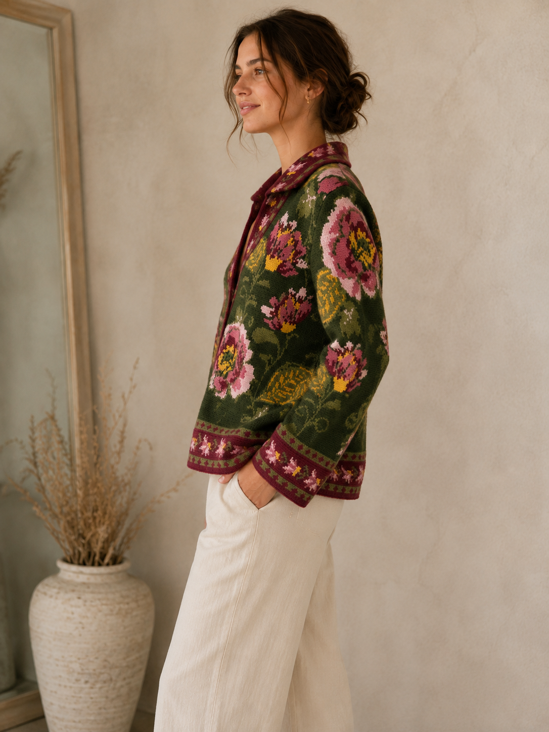 Sophie Floral Button Cardigan