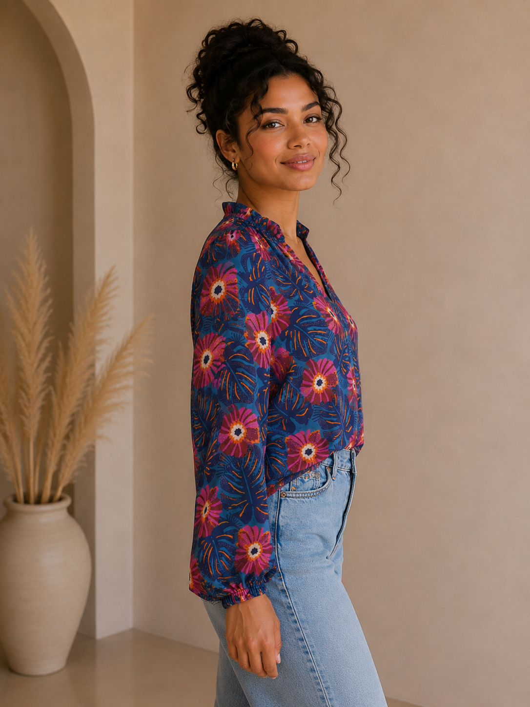 Blue Lacie Top