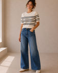 Incandescent Jean High Rise Wide Leg