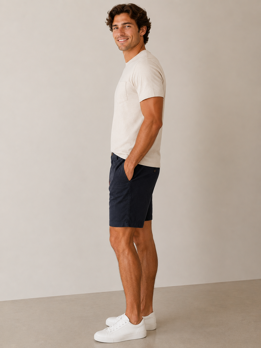India Ink Saturday Hemp Chino Short 7"