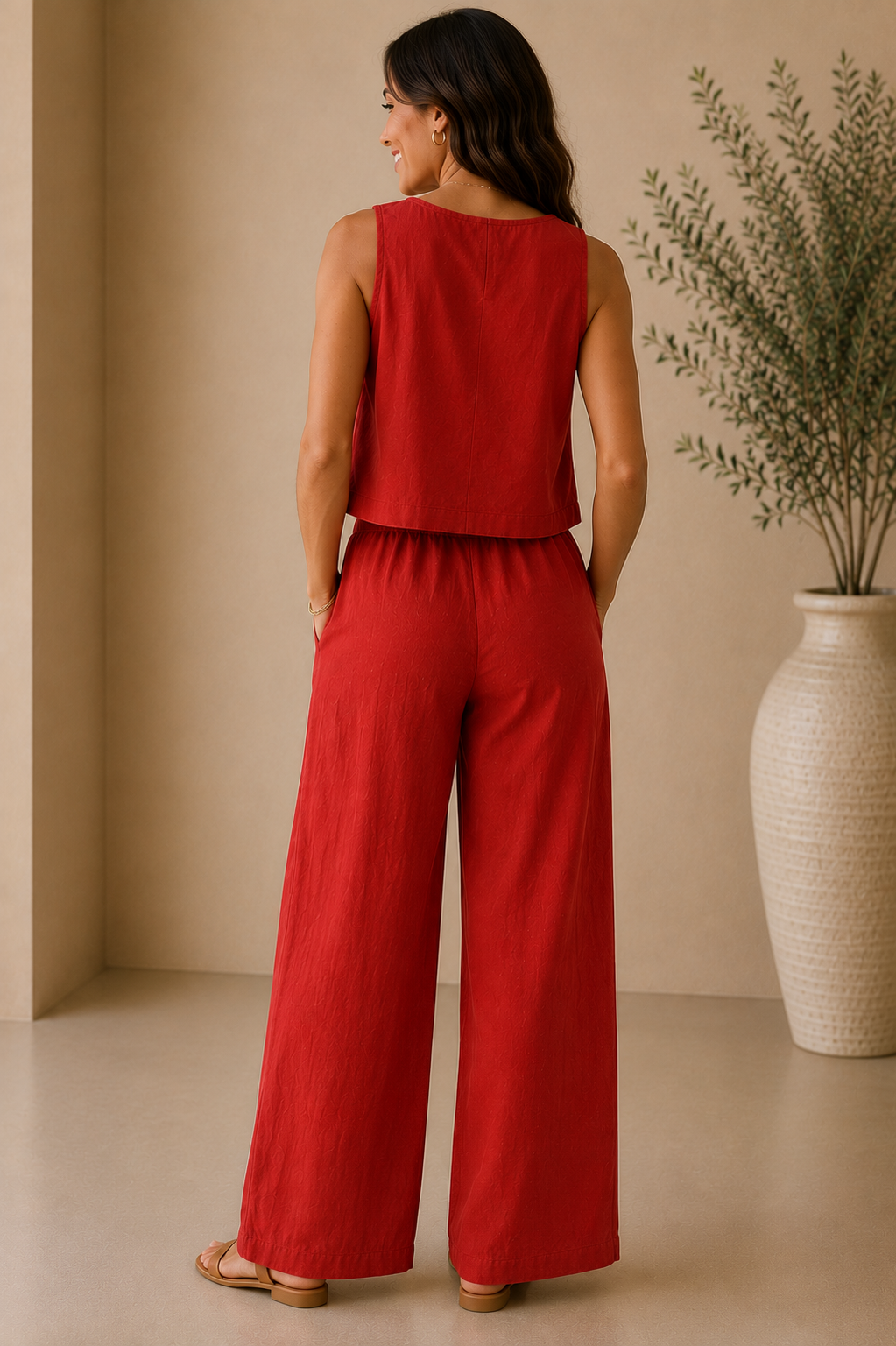 Chili Pepper Scout Linen Pant