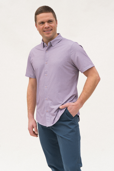 Dusty Rose Ludlow Short Sleeve Shirt