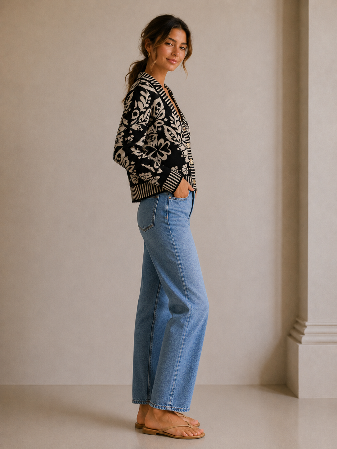 Black Florence Blouse