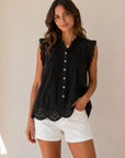 Black Lacie Blouse