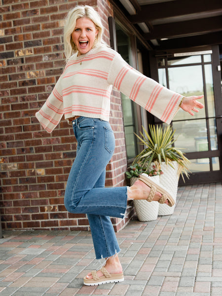 Jackie High Rise Crop Flare