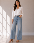 Sweet Dreams Deep Trance Dropped Boyfriend Jeans - OB1929547