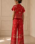 Coral Colette Blouse