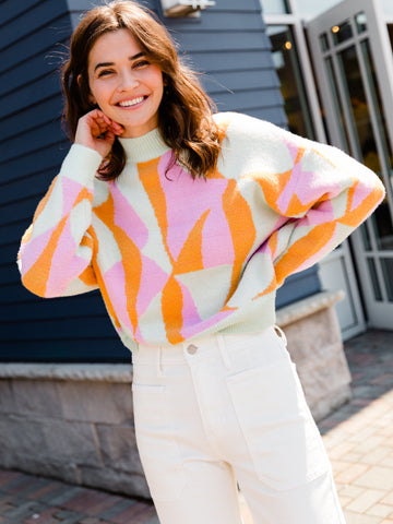 Multicolor Monet Sweater