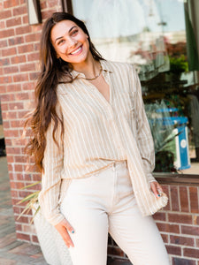 Sand Stripe Day Drifter Tunic