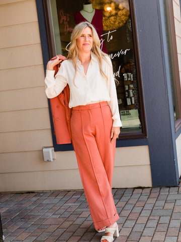 Terra Cotta Scarlett Trouser