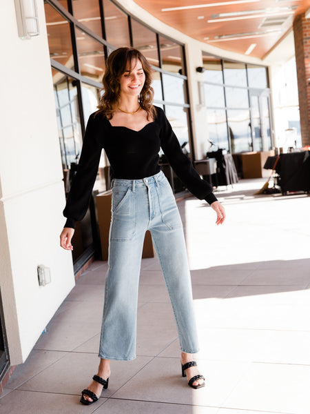 Black Maryanne Top