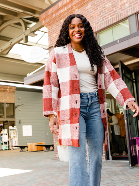 Rust & Ivory Buffalo Check Jacket