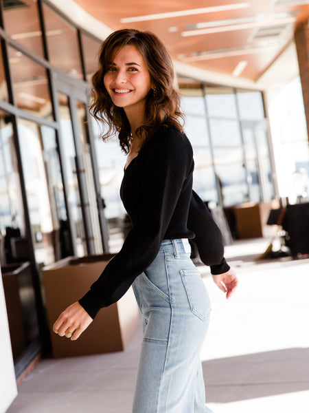 Black Maryanne Top
