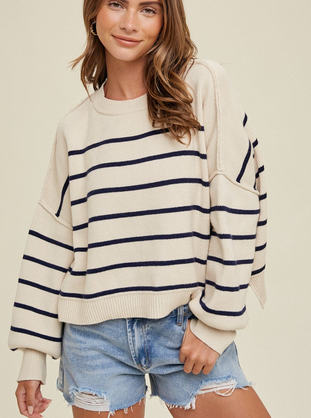 Navy Marlene Sweater