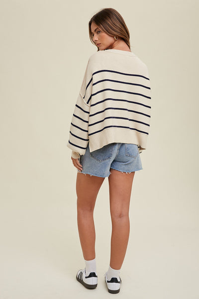 Navy Marlene Sweater