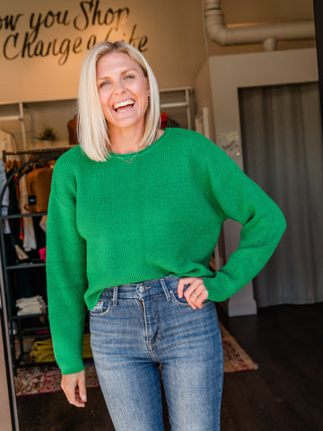 Kelly Green Sweater