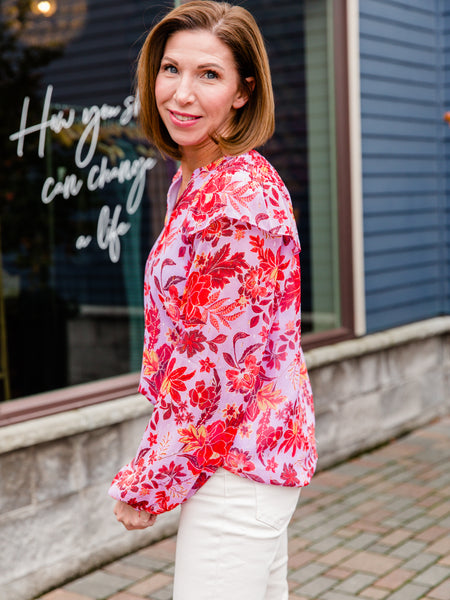 Lavender & Plum Bianca Blouse