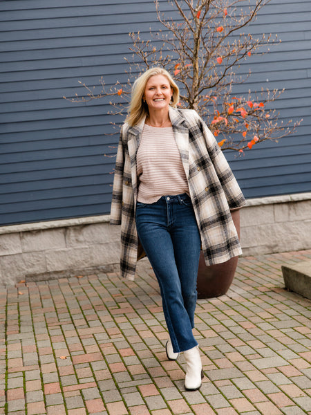 Eliza Plaid Jacket