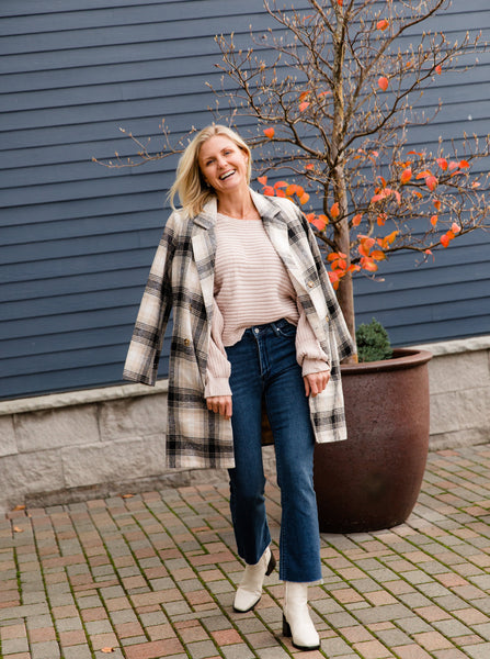 Eliza Plaid Jacket