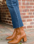 Tan Desirable Leather Boots