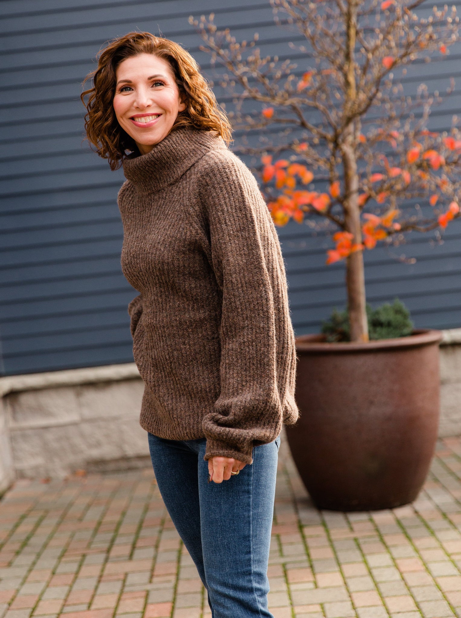 Brown Carly Sweater
