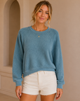 Milky Blue Ziggy Crewneck Sweatshirt