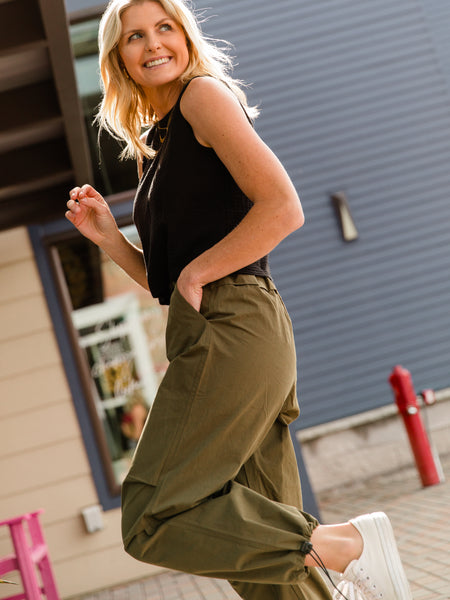 Olive Possible Pants