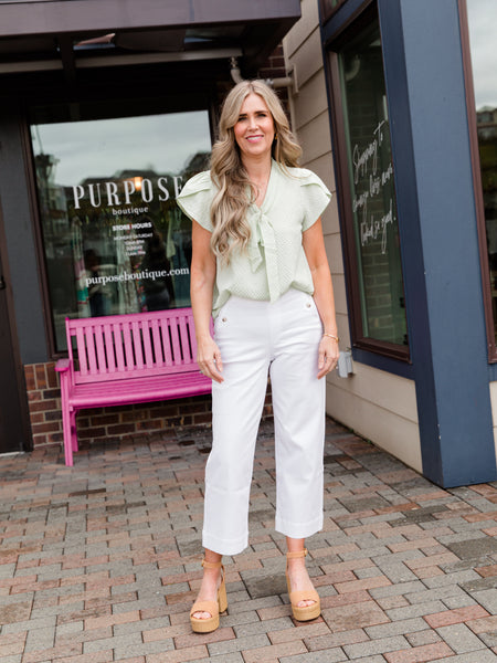 Light Mint Petal Blouse