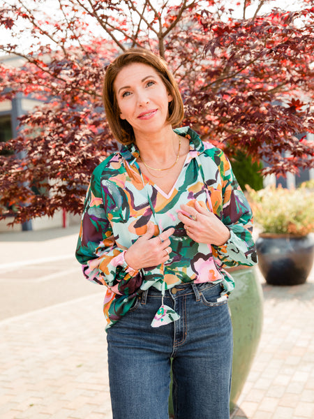 Floral Alisa Top