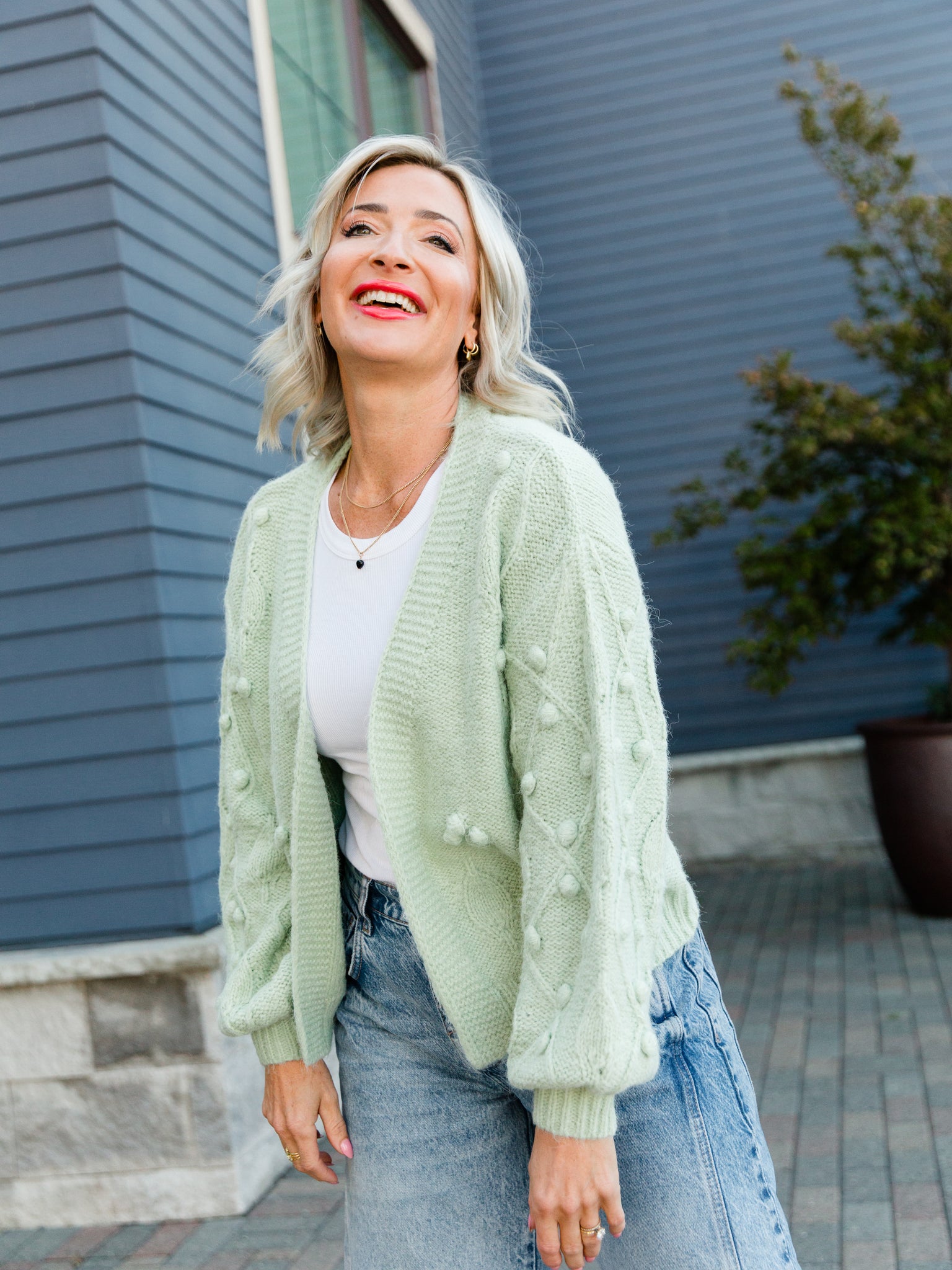 Mint Harbor Cardigan