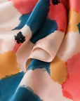 Pink Abstract Colorful Pattern Scarf