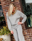 Classic Heather Grey Feeling The Moment Sweatpant