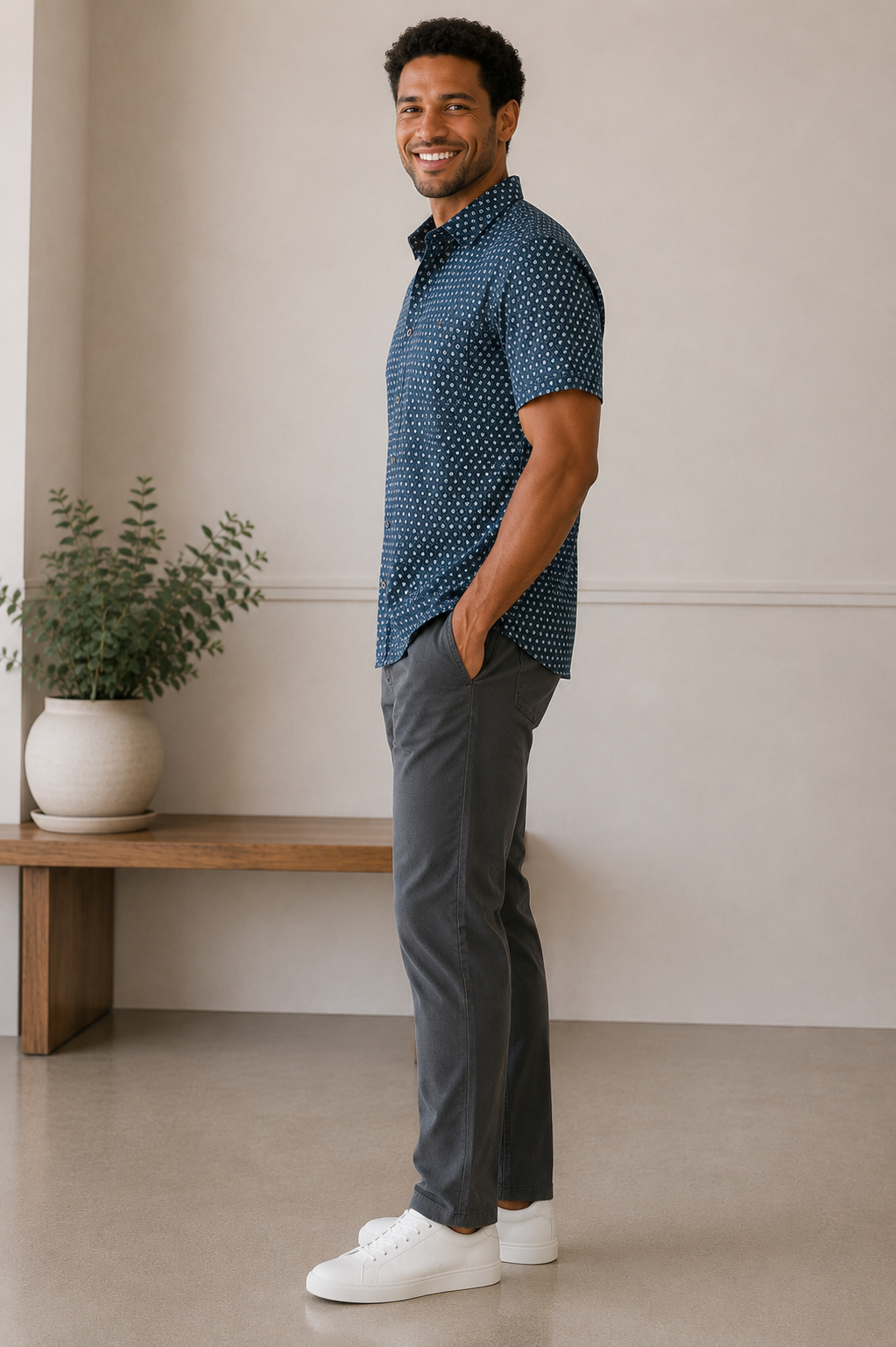 Dark Teal Morgan Short Sleeve Top