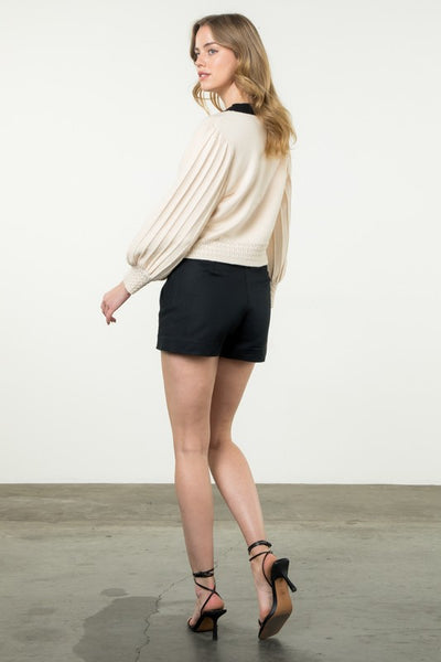 Cream Tina Sweater Top