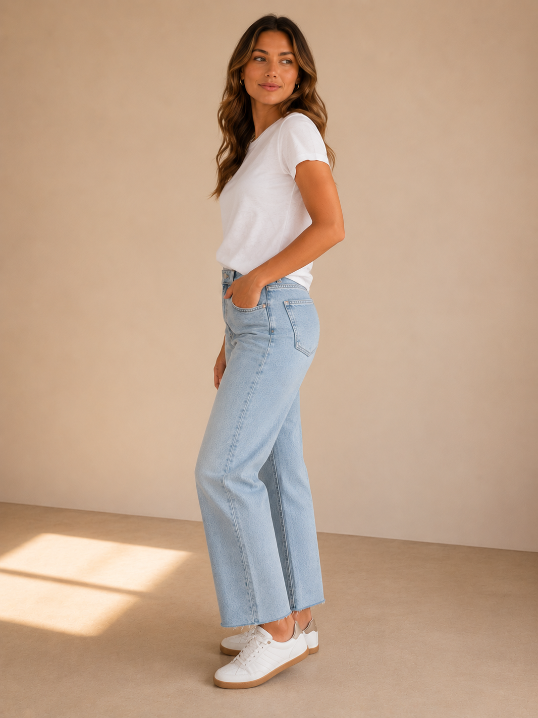 Light Denim Ultra Wide Jean