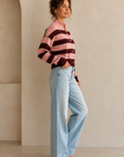 Burgundy Hilly Sweater