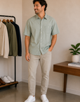 Seafoam Renzo Short Sleeve Shirt