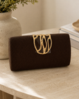 Chocolate Verona Clutch