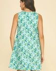 Blue Multi Bonnie Dress