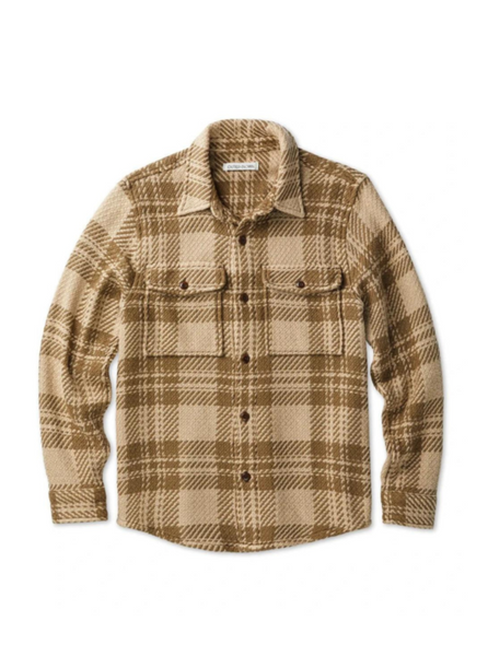 Tawny Wood Sea Mist Plaid Cloud Weave Shirt