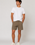 Taupe Comfort Terry Utility Short