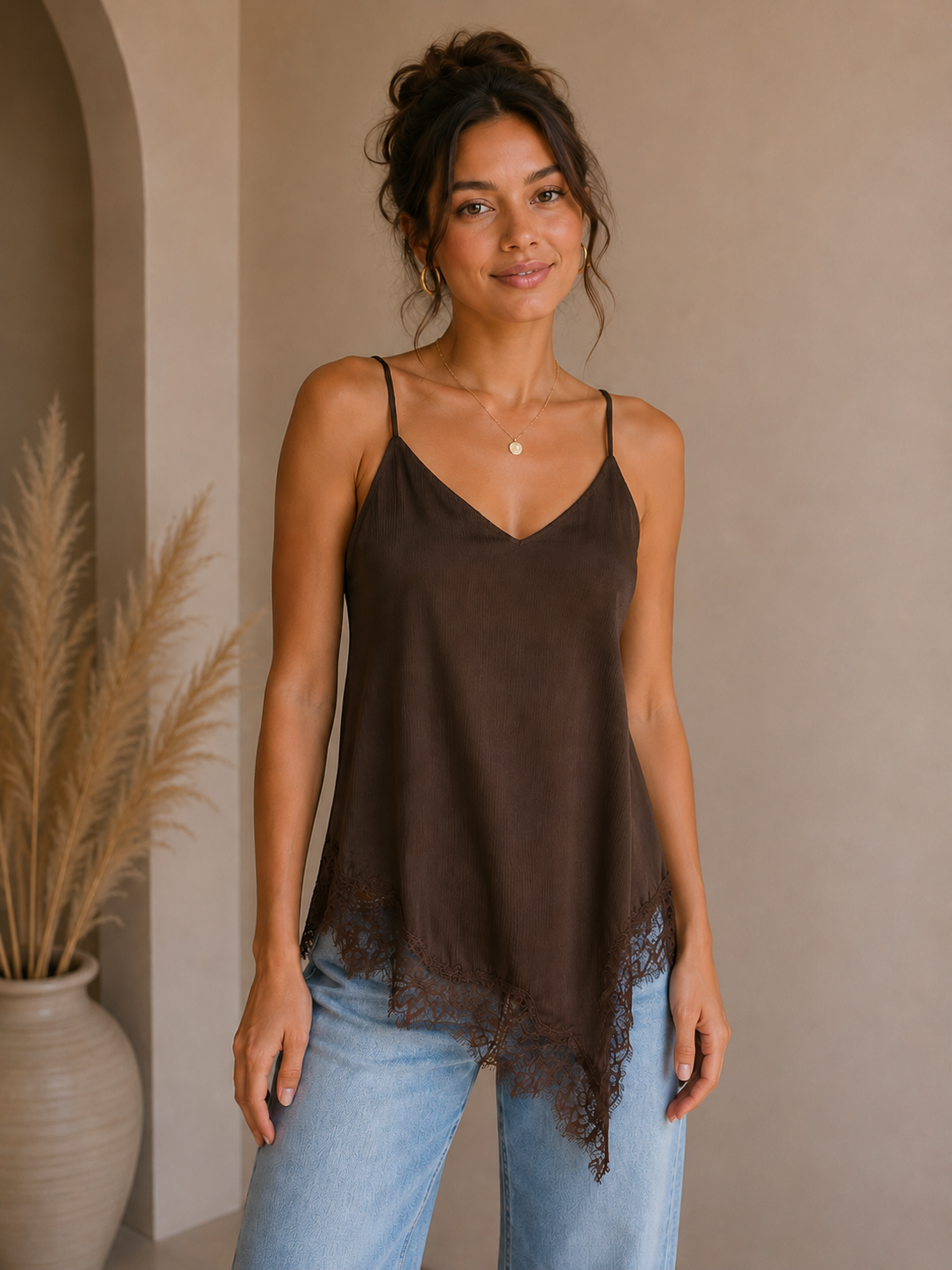Brown Kaylee Top