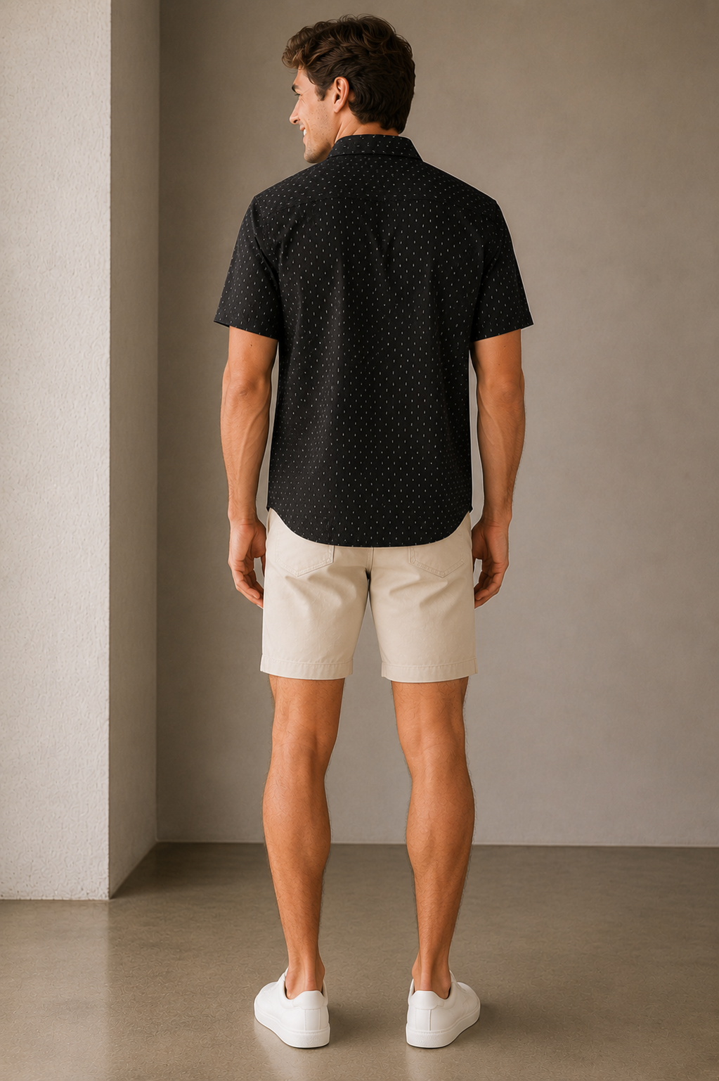 Black Renzo Short Sleeve Shirt