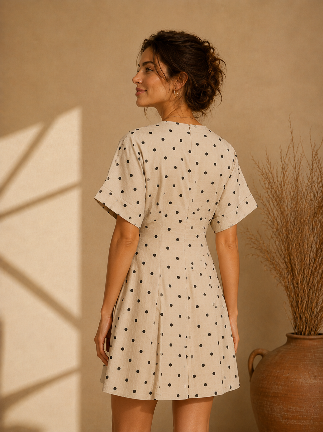 Beige Journi Dress