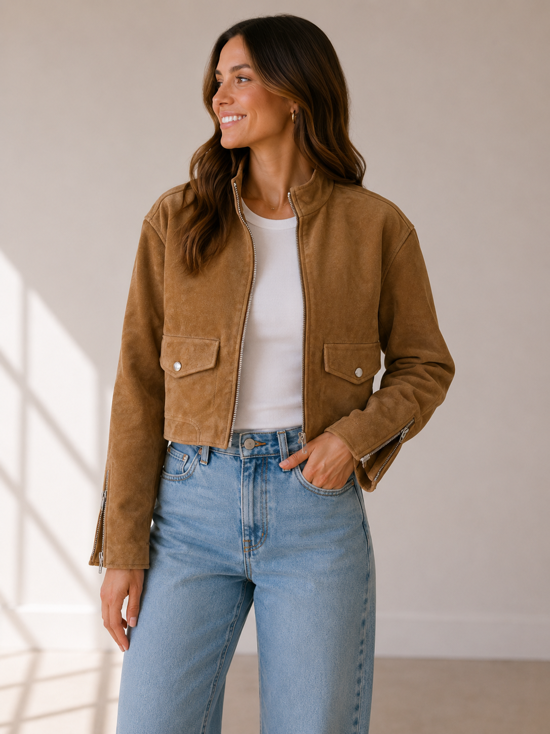 Candle Glow Beige Sheila Jacket