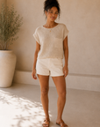 Cream Samantha Sweater