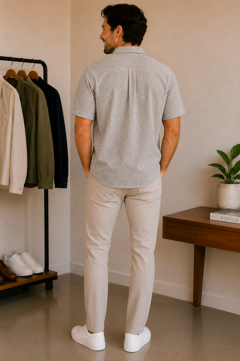 Steel Grey Keaton Short Sleeve Shirt